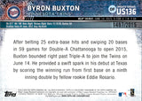 2015 Byron Buxton Topps Update GOLD ROOKIE 1487/2015 RC #US136 Minnesota Twins