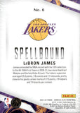 2021-22 LeBron James Panini Donruss Elite SPELLBOUND "N" #6 Los Angeles Lakers 1