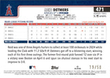 2025 Reid Detmers Topps SERIES TWO CANVAS STOCK 19/50 #471 Los Angeles Angels