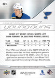 2024-25 Zachary Bolduc Upper Deck YOUNG GUNS ROOKIE RC #201 St. Louis Blues