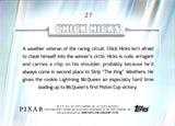 2026 Chick Hicks Topps Chrome PIXAR MINI AQUA DIAMOND REFRACTOR 180/199 #27 CARS