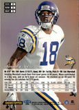 1998 Randy Moss Fleer Flair Showcase ROW 2 ROOKIE RC #5 Minnesota Vikings