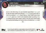 2022 Albert Pujols Topps NOW BLUE 45/49 690TH CAREER HR #730 St. Louis Cardinals