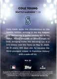 2026 Cole Young Topps HOME FIELD ADVANTAGE ROOKIE RC #HA-31 Seattle Mariners