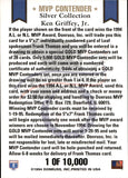 1994 Ken Griffey Jr. Donruss Leaf SILVER COLLECTION MVP CONTENDER 1 OF 10,000 Seattle Mariners