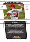 2024 Adam Wainwright Panini Prizm GOLD PRIZM AUTOGRAPH 4/10 AUTO #9 St. Louis Cardinals