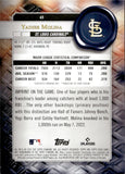2022 Yadier Molina Topps Gold Label RED 1/25 #45 St. Louis Cardinals