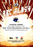 2025 Charlie Joiner Topps Resurgence ARC FLASH AUTOGRAPH AUTO #AFA-CJO San Diego Chargers