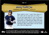 2022 Bobby Witt Jr. Topps BLACK GOLD ROOKIE RC #BG-11 Kansas City Royals