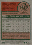 2024 Kyle Manzardo Topps Heritage High Number MINI ROOKIE RC #673 Cleveland Guardians