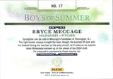 2025 Bryce Meccage Panini Boys of Summer JUMBO AUTOGRAPH 68/199 AUTO #17 Milwaukee Brewers