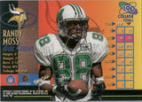 1998 Randy Moss SkyBox Metal Universe ROOKIE RC #190 Minnesota Vikings
