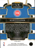 2023-24 Marcus Sasser Panini Select CONCOURSE TIGER STRIPE PRIZM ROOKIE RC #70 Detroit Pistons