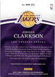 2016-17 Jordan Clarkson Panini Immaculate MODERN MARKS AUTO 58/99 AUTOGRAPH #MM-JCL Los Angeles Lakers