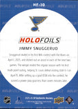 2025-26 Jimmy Snuggerud Upper Deck SP Authentic HOLOFOILS ROOKIE RC #HF-10 St. Louis Blues