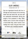 2023 Eloy Jimenez Topps HOME FIELD ADVANTAGE #HA-17 Chicago White Sox