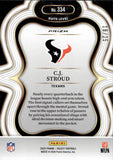 2025 C.J. Stroud Panini Select SUITE LEVEL BLUE DISCO PRIZM 18/25 #334 Houston Texans