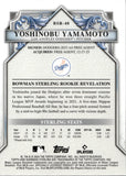 2024 Yoshinobu Yamamoto Bowman Sterling ROOKIE RC #BSR-40 Los Angeles Dodgers 3