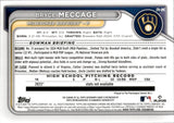 2024 Bryce Meccaage Bowman 1ST BOWMAN CHROME PROSPECT BLUE REFRACTOR AUTOGRAPH 23/150 AUTO #CPA-BME Milwaukee Brewers