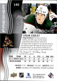2023-24 Logan Cooley Upper Deck Premier ROOKIE JERSEY RC #140 Arizona Coyotes