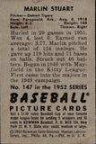 1952 Marlin Stuart Bowman #147 Detroit Tigers BV$15
