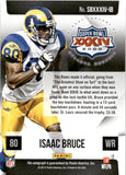2015 Isaac Bruce Panini SUPER BOWL SIGNATURES XXXIV AUTOGRAPH AUTO SP #SBXXXIV-IB St. Louis Rams