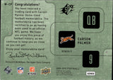 2009 Carson Palmer Upper Deck SPx WINNING MATERIALS GAME-USED JERSEY 69/149 #W-CP Cincinnati Bengals