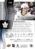 2023-24 Matthew Knies Upper Deck Premier ROOKIE 46/399 RC #138 Toronto Maple Leafs