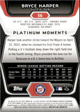 2012 Bryce Harper Bowman Platinum EMERALD ROOKIE RC #56 Washington Nationals