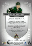 2022-23 Matias Maccelli Upper Deck Stature ROOKIE AUTOGRAPH 110/199 RC AUTO #114 Arizona Coyotes