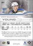 2025-26 Jimmy Snuggerud Upper Deck SERIES 1 YOUNG GUNS ROOKIE RC #207 St. Louis Blues