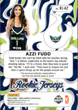 2026 Azzi Fudd Panini Donruss WNBA ROOKIE JERSEYS RC #RJ-AZ Dallas Wings