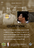 1999-00 Kobe Bryant Upper Deck Ovation #26 Los Angeles Lakers