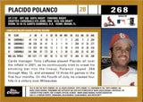 2002 Placido Polanco Topps Chrome GOLD REFRACTOR #268 St. Louis Cardinals