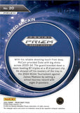 2024 Jared McCain Panini Prizm Draft Picks STUDENT ORIENTATION GREEN PULSAR PRIZM ROOKIE 6/25 RC #20 Philadelphia 76ers Duke Blue Devils