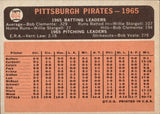 1966 Topps #404 Pittsburgh Pirates