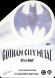 2025 Ra's Al Ghul Skybox Metal Universe Batman GOTHAM CITY METAL #GM-17