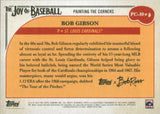 2023 Bob Gibson Topps Bob Ross The Joy Of Baseball PAINTING THE CORNERS #PC-10 St. Louis Cardinals