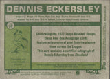 2026 Dennis Eckersley Topps Heritage REAL ONE AUTOGRAPH AUTO #ROA-DE Cleveland Indians