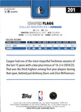 2025-26 Cooper Flagg Topps ROOKIE RC #201 Dallas Mavericks 2