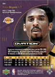 2000-01 Kobe Bryant Upper Deck Ovation #26 Los Angeles Lakers