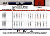 2026 Mike Trout Topps Chrome GOLD WAVE REFRACTOR 49/50 #200 Los Angeles Angels