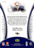 2007 Willis McGahee Upper Deck Trilogy MATERIALS PATCH 9/33 #TM-WM Buffalo Bills