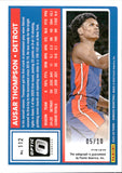 2025-26 Ausar Thompson Panini Donruss Optic GOLD PRIZM AUTOGRAPH 5/10 AUTO #112 Detroit Pistons