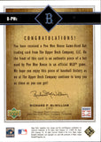 2002 Pee Wee Reese Upper Deck SP Legendary Cuts SP LEGENDARY BAT #B-PWE Brooklyn Dodgers