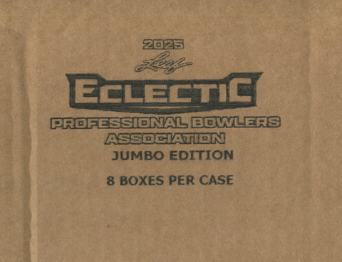 2025 Leaf Eclectic Professional Bowlers Association PBA Jumbo, 8 Box Case