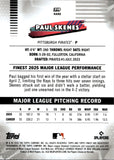 2026 Paul Skenes Topps Finest PURPLE MINI DIAMOND REFRACTOR 34/75 #210 Pittsburgh Pirates