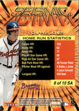 2000 Chipper Jones Fleer Mystique SEISMIC ACTIVITY #8 Atlanta Braves
