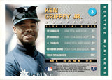 1995 Ken Griffey Jr. Topps FINEST INSERT WITH COATING #3 Seattle Mariners