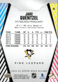 2022-23 Jake Guentzel Upper Deck Allure PINK LEOPARD #41 Pittsburgh Penguins